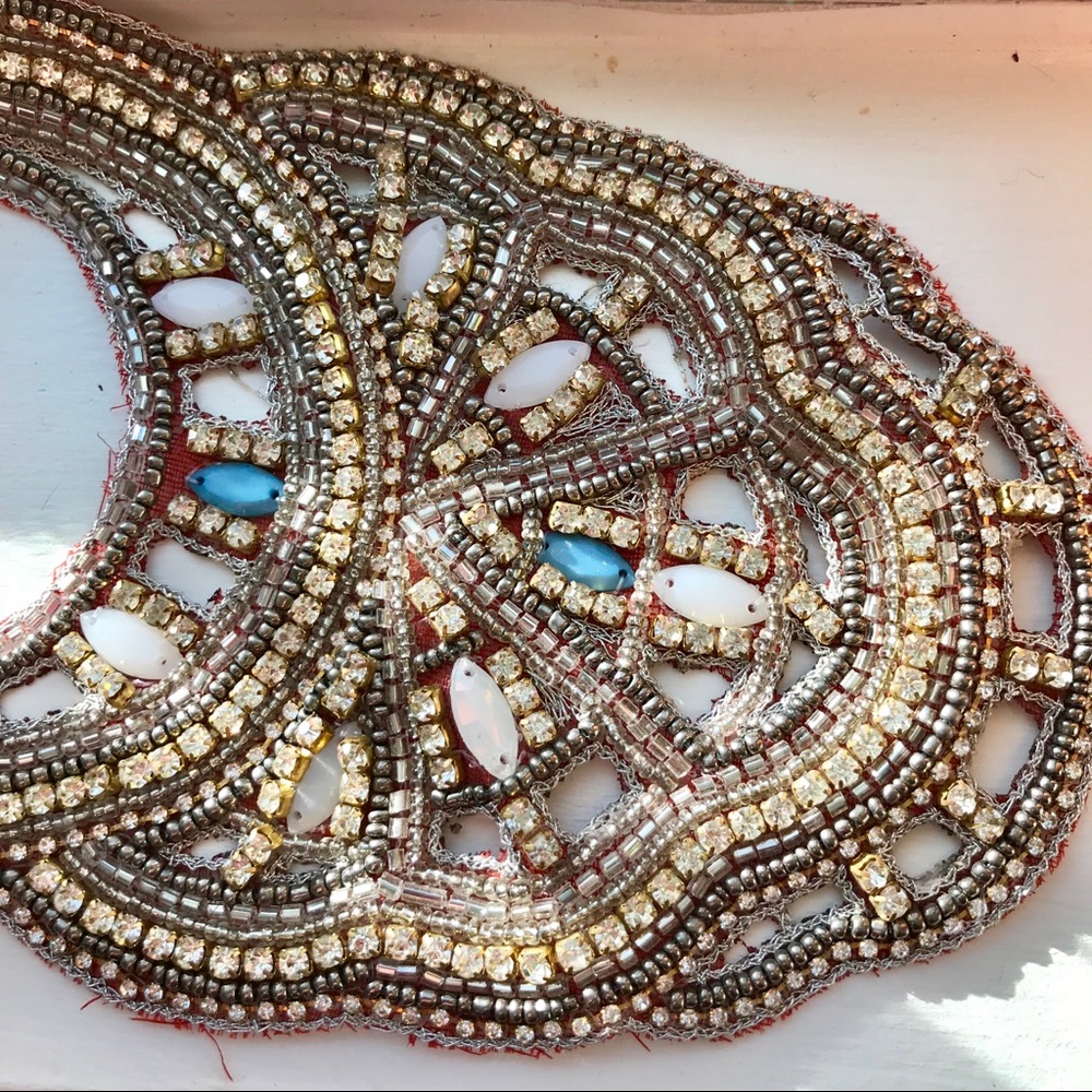 One of a kind beaded statement necklace⭐️